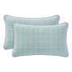 thumbnail image 1 of Protector de Almohada REGALWOVEN con Bolsillos Exteriores, Paquete de 2, Algodón Hipoalergénico Transpirable, Adecuado para Uso en Casa y Hotel Verde Reina, 1 of 5