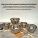 thumbnail image 5 of Tazon Bowl Cuenco Acero Inoxidable Reposteria Pocillo Fuente Wakeshome 24cm, 5 of 7