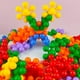 thumbnail image 2 of 115pcs Children's Plum Blossom Building Blocks, Splicing Early Education Parent-child Educational Toys, Assembling Three-dimensional Snowflake Chips Above Building Blocks Sticks, 2 of 2