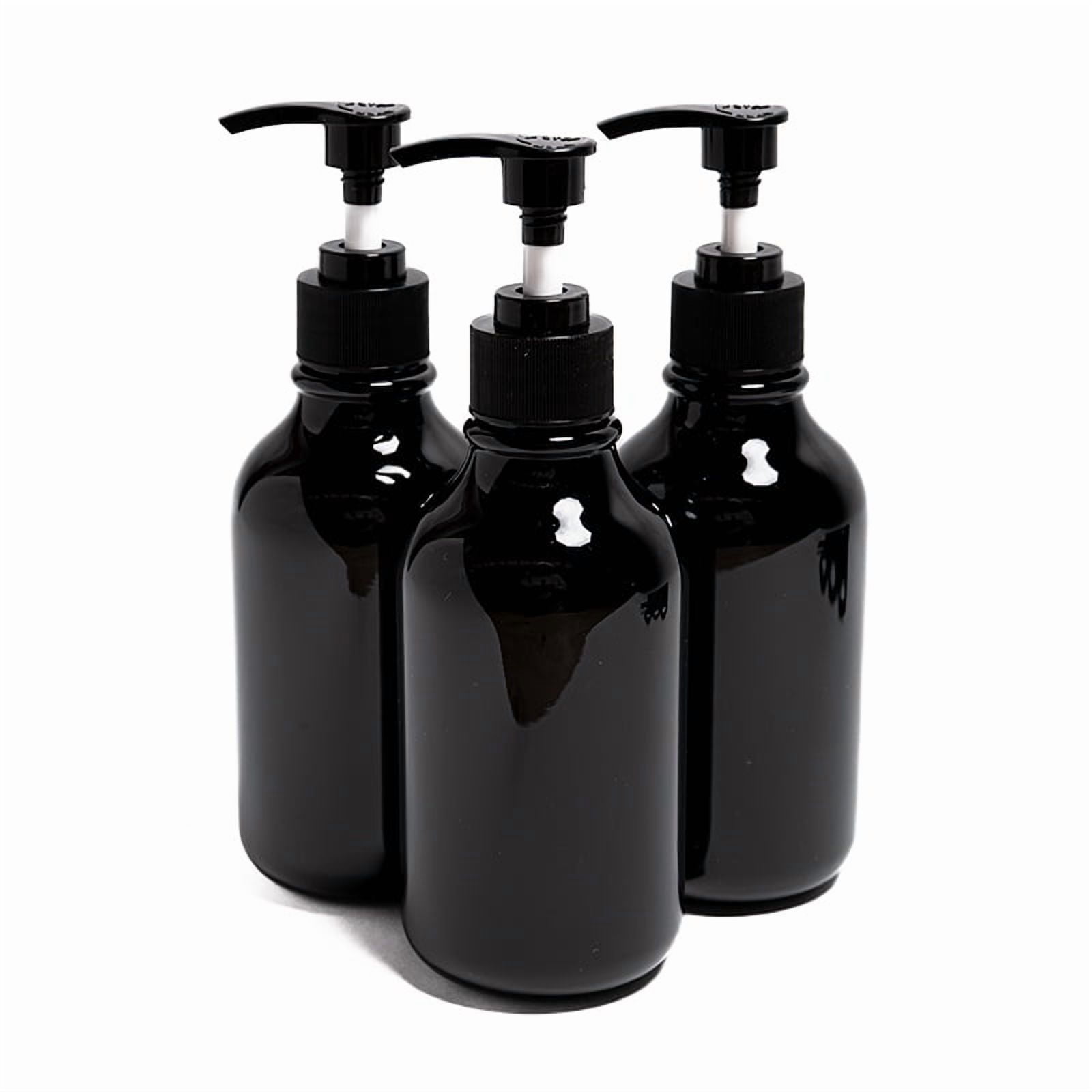 Wakeshome - Set De Dispensadores Negros Con Soporte De Pared