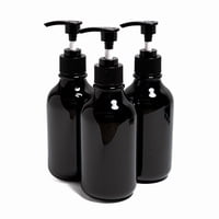 Wakeshome - Set De Dispensadores Negros Con Soporte De Pared