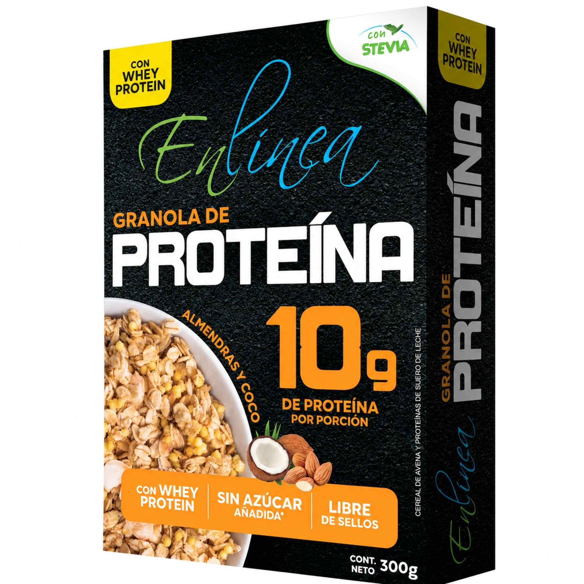 Granola proteina almendra coco, 300 g