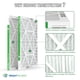 thumbnail image 4 of Filtro de aire TRIGHTFILTERS 16x20x1 MERV 8 para HVAC, paquete de 4, 4 of 9