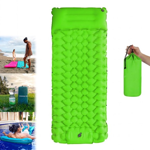 Almohadilla de descanso STBDVUC autoinflable e impermeable para camping