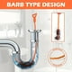 thumbnail image 3 of Say Goodbye to Clogged Drains with our 25 Inch Hair Drain Clog Remover Tool - Perfect for Kitchen, Bathroom and Bathtub Pipeline!, 3 of 4