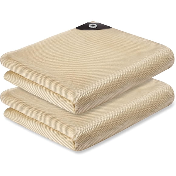 Manta Soldadora Kanhiro 4x6ft Fibra Vidrio Pack 2 Unid