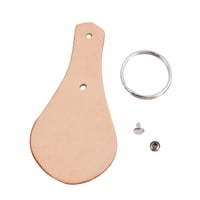 Kit De Llaveros Realeather Natural, 24 Unidades