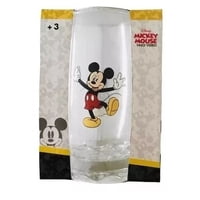 Genérico - Vaso De Vidrio Personajes Vaso Munecos Niños 380Ml