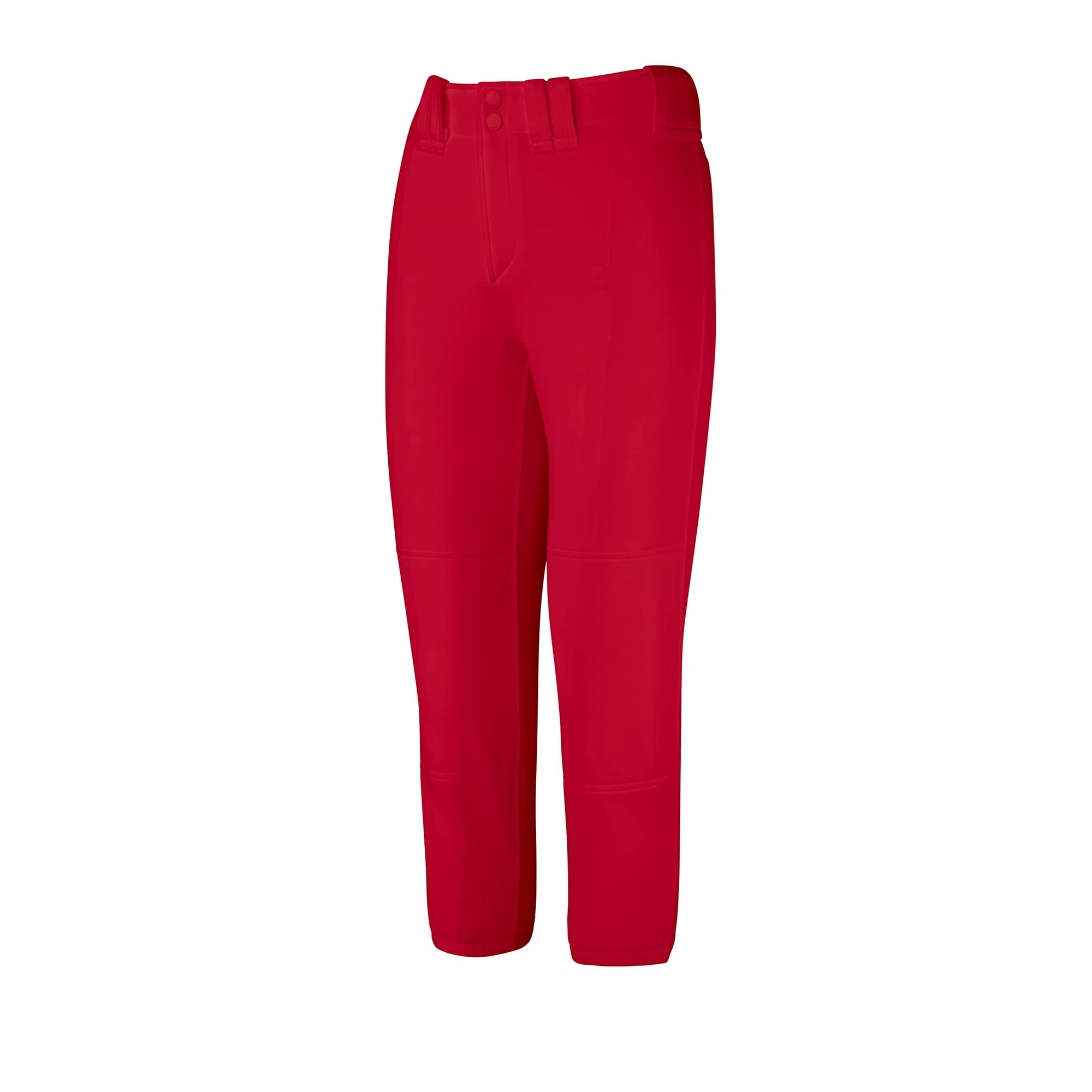 Pantalones De Softball Para Mujer Mizuno Cinturón Bajo En Color Rojo L