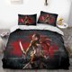 thumbnail image 1 of Invad-e on Tita-n Eren Levy-i Anime Soft-t 3D Printe -- d Duvet Co-ver Bedding- Set with -Co-mfort-er Cover, 1 of 5