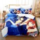 thumbnail image 1 of New Anime Waiting in the Summer Bedding Set Single Twin Full Size Bed Set Adult Kid Bedroom Duvet cover Sets Bed Sheets, 1 of 5