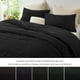 thumbnail image 2 of Juego de edredón EXQ Home Fluffy Queen Size, piel sintética negra, 2 of 3