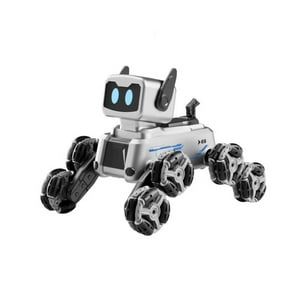 Genérico - Perro Robot Inteligente E Interactivo Con 8 Ruedas