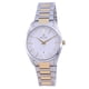 thumbnail image 1 of Reloj Para Mujer Con Esfera Plateada Y Acero Inoxidable Bicolor Con Cuarzo 40213 Cbn 107, 1 of 2