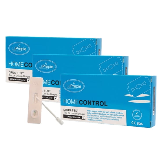 TEST RAPIDO DROGA COCAINA MARIHUANA - PACK 10 UDS HOME CONTROL