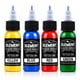 thumbnail image 1 of Set de tintas para tatuaje Element Tattoo Supply 4 × 30 ml, 1 of 8