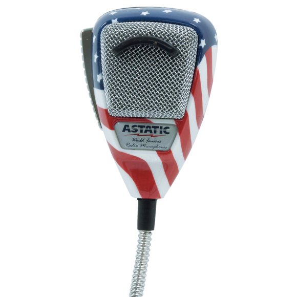 Micrófono CB Astatic 302-10309 Stars N' Stripes con Cancelación de Ruido