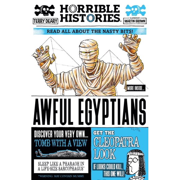 Libro Scholastic: Egipcios Terribles (Horrible Histories)