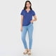 thumbnail image 4 of Polera Mujer Escote Aplicación Metálica Navy Corona, 4 of 5