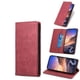 thumbnail image 1 of Funda tipo cartera con bloqueo RFID para Xiaomi 15 Ultra Con tapa abatible, portatarjetas, cierre magnético, TPU y soporte Rojo, 1 of 6