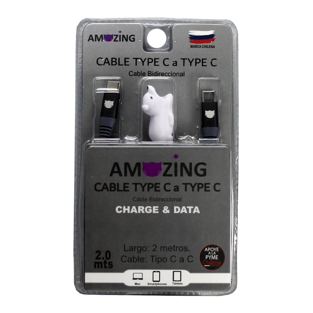 Amazing - Cable Carga Rápida Tipo C A Tipo C / 2 Metros