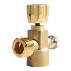 Bothyi - Adaptador De Llenado De Cilindro De Co2 De Botella De Recarga De Soda De Cobre W21.8-14 Sin Presión