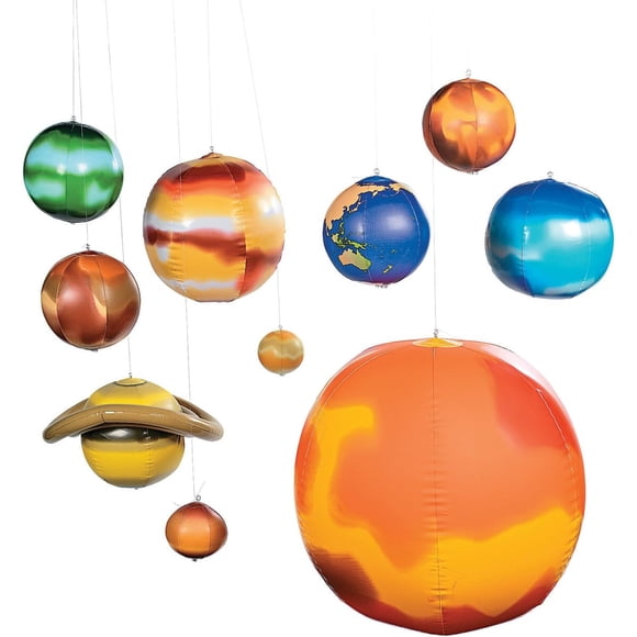 Kit Sistema Solar Inflable Fun Express 10 Piezas Educativo