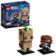 thumbnail image 1 of Kit de construcción LEGO BrickHeadz Groot & Rocket 189 piezas, 1 of 7