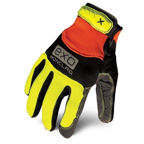 Guantes Ironclad EXO-HVP-02-S Hi-Viz Pro talla pequeña