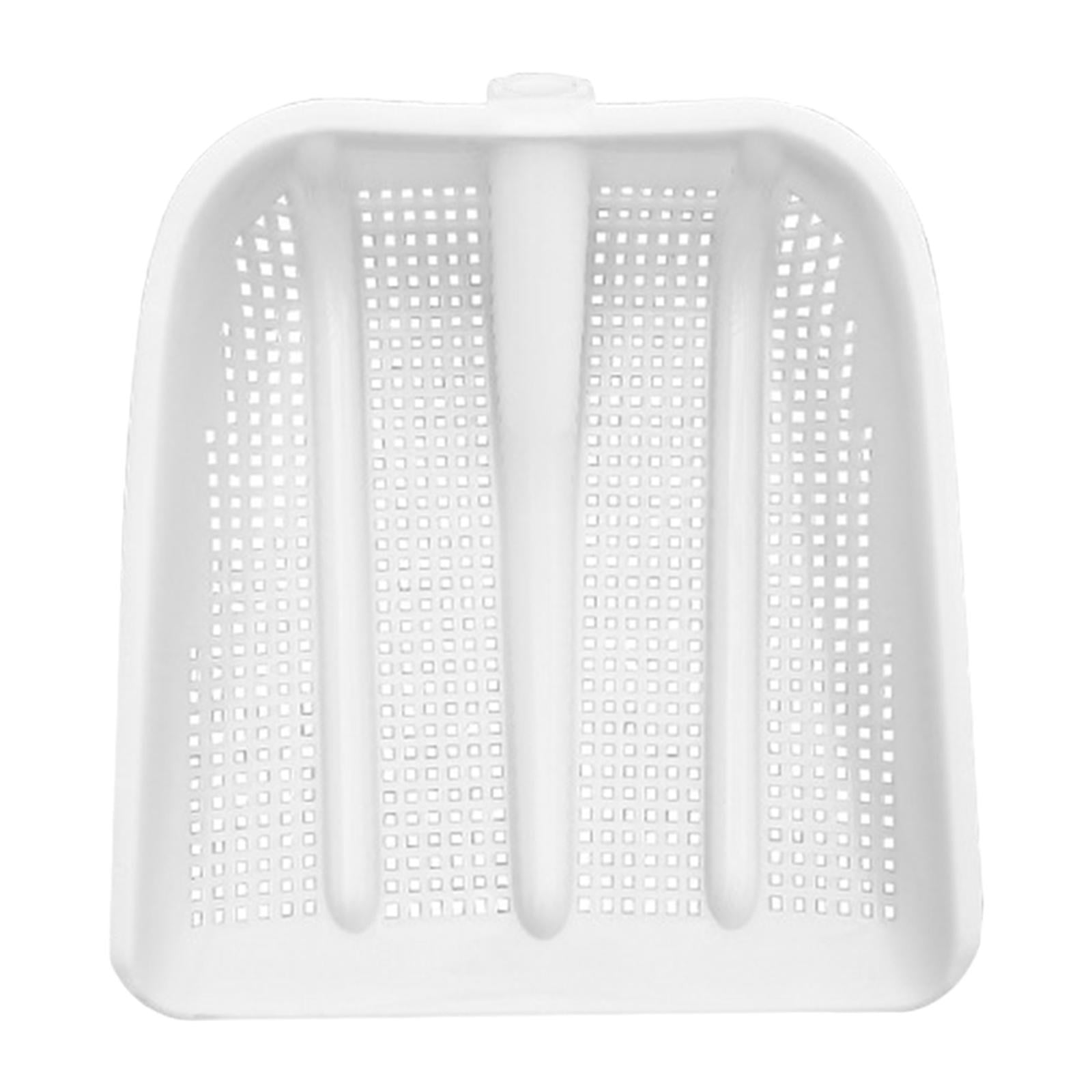 Ioensy - Pala Para Tamiz De Jardín, Herramienta Para Excavar Nueces De Playa, Excavadora Para Jardinería, Tamiz De Tierra, Color Blanco