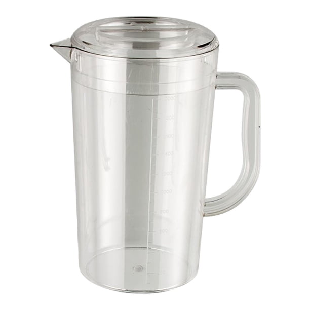Punta de té helado de jarra de agua, cocina de contenedor transparente portátil Verano de verano con jarra de nevera para el nevera para jugo de té 2000ml 235cmx115cm