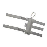 Bothyi - Portabotellas Con Hebilla Fuerte Montaje De Altavoz Correa De Bicicleta Para Carrito De Golf Gris 2 Correas
