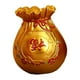 thumbnail image 2 of Feng Shui Bolsa De Dinero Estatuilla Florero Maceta Para Escritorio Dormitorio Entrada Oro, 2 of 3