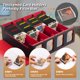 thumbnail image 4 of Caja de Almacenamiento de Cartas Komick 3000+ Cuero PU Negro/Rojo, 4 of 6