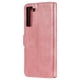 thumbnail image 4 of Funda Billetera para Samsung Galaxy S21 FE con Porta Tarjetas y Soporte Ajustable Rosa, 4 of 6
