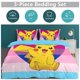 thumbnail image 5 of Pik_achu Print Bedding Set Pattern Duvet Cove Set 3 Pieces 1 Quilt Cover And 2 Pillowcases for Women Men Teens, 5 of 5