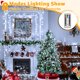 thumbnail image 3 of Luces navideñas Ollny 800 LED de 80 m, color blanco frío, para exteriores, 3 of 7