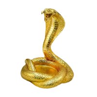 Magideal - Adorno De Estatua De Serpiente En 3D, Accesorio Para Inauguración De La Casa, Colección Artística, Escultura De Serpiente Pequeña, Decoración De Mesa