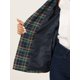 thumbnail image 5 of INSPIRE CHIC Blazers de regreso a clases para mujeres, solapa con muesca, manga larga, un botón, blazer de cuadros verde azul L, 5 of 6