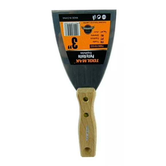 Espatula Recta Mango De Madera 3 Pulgadas Tmk19103