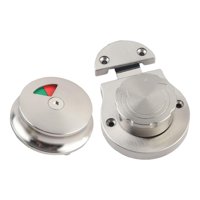 Bothyi - Cerradura De Puerta De Baño Cerrojo De Seguridad Cerradura De Puerta De Partición De Privacidad Para Baños Hotel Plata