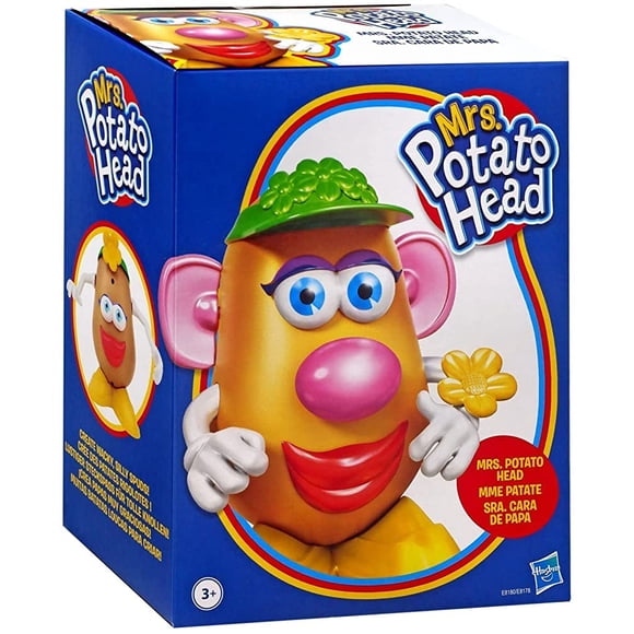 Toy Mrs. Potato Head Hasbro con 1 cuerpo, 1 base y 9 accesorios