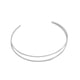 thumbnail image 4 of Brazalete de brazo superior simple, brazalete de brazo de mujer de envoltura ajustable punk, brazalete de brazo superior, brazaletes para el , Plata H, 4 of 5
