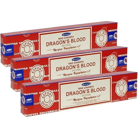 Varillas De Incienso Satya Dragon Blood Nagchampa Aroma 15 G
