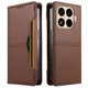 thumbnail image 1 of Funda Billetera para [Xiaomi 15T Pro] Tarjetero Magnético Soporte Marrón, 1 of 6