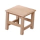 thumbnail image 4 of Taburete de madera con escalón otomano, taburete para cambiar zapatos, reposapiés pequeño para el hogar, dormitorio, sala de estar interior y exterior, 4 of 5