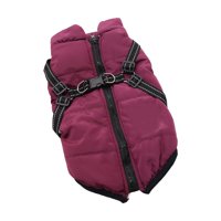 Ioensy - Abrigo De Invierno Para Perros, Protección De Disfraz, Suave, Grueso, Resistente Al Viento, Chaqueta De Lana Para Perros L