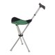 thumbnail image 4 of Bastón Con Asiento Para Caminar, Portátil, De Viaje, Ligero, Para Sentarse, Plegable, Color Verde, 4 of 5