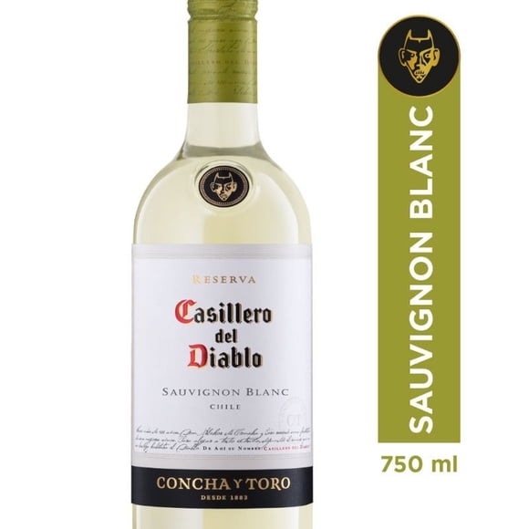Vino Blanco Sauvignon Blanc Reserva Botella, 750 cc