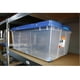 thumbnail image 2 of Caja Organizadora 100lts Wenco C/ Ruedas 82x48x35cm Apilable - Agua - Transparente, 2 of 5